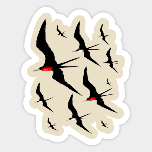 Birds flying Sticker